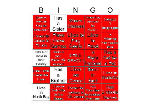 Get To Know you Bingo✨ remix