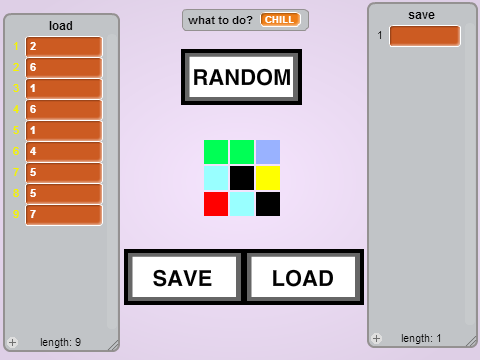 How to save and load values 