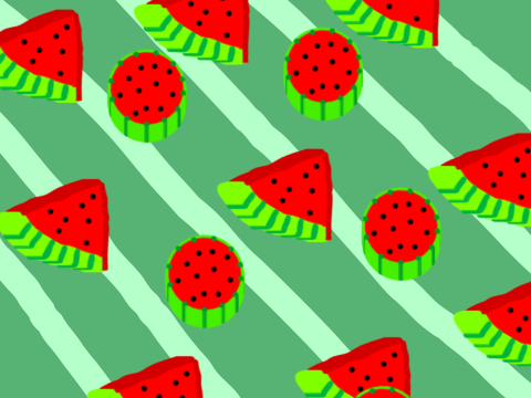 Spinning Watermelons(3D pen)