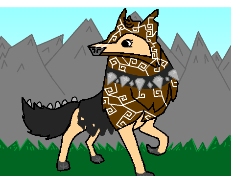 My animal jam arctic wolf :3