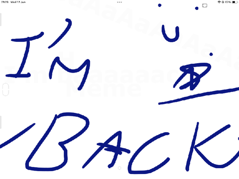 iM bAcK!!!!!!!