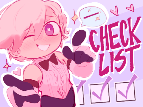 checklist ✦ animation meme