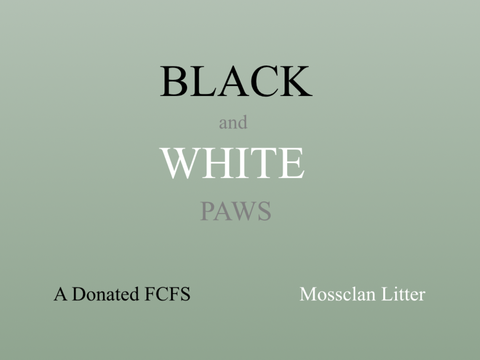 CLOSED 'Black and White Paws' A FCFC Mossclan Litter