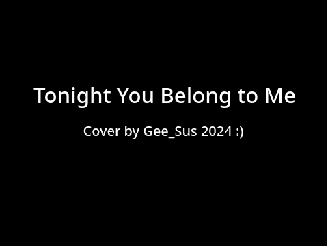 Tonight You Belong to Me 2024 Cover