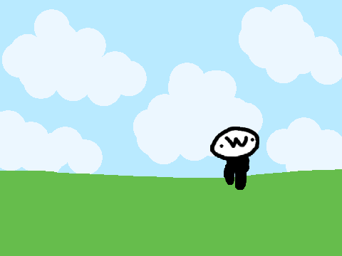 he do be walkin