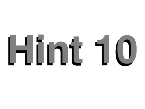 Hint 10
