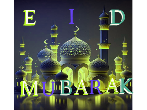 Eid Mubarak ' ] '