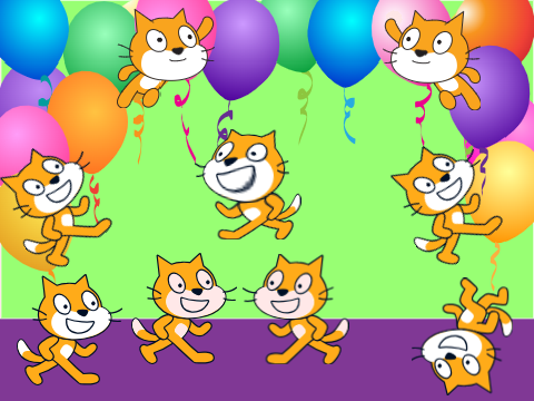 scratch cat party