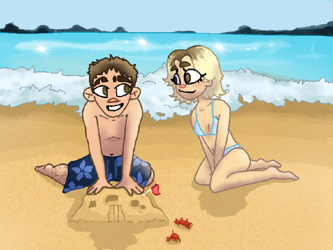 hidden in the sand