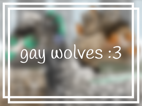 ☆ gay wolves (art)