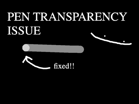 pen transparency fix