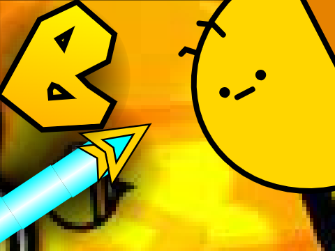 B Wave Geometry Dash