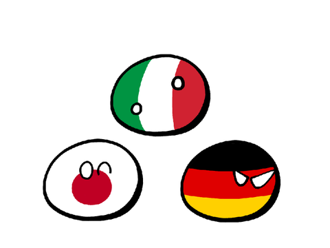 ドイツ、日本、イタリア踊る