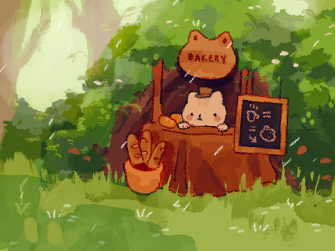 forest cafe ~ art