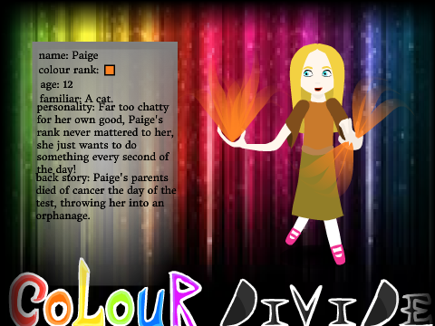 Paige, 1st of many Colour Divide Characters by me