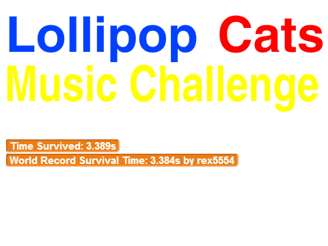 Lollipop Cats Music Challenge
