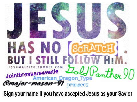 Sign your username or name if you accept Christ  remix