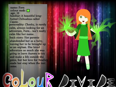 Fern, third of many colour divide characters by me