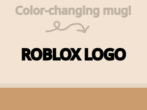 Color-changing mug roblox logo