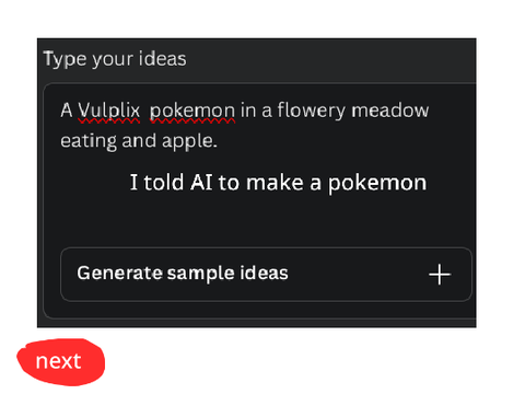 I told AI to make Vulplix