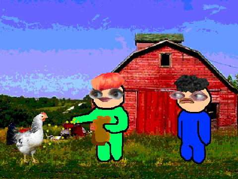 Rick and Nick and the chicken