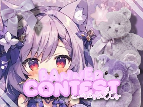 ₊˚✰ banner contest results ! ៸៸ 