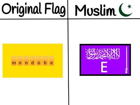 Remake My Flag in Muslim Style!