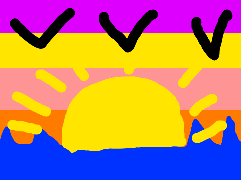 sunset art