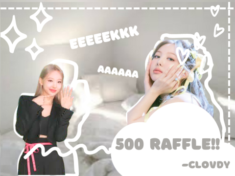 ✎ 500 followers raffle!!