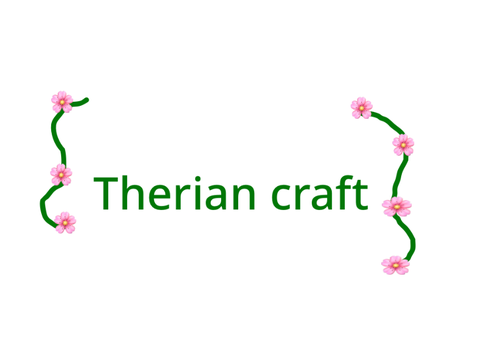 Therian craft! TW: SCISSORS ✂️ 
