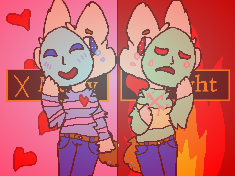 ⬅Borderline cce➡ Frisk/Chara