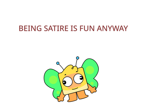 A message to people who. . . 