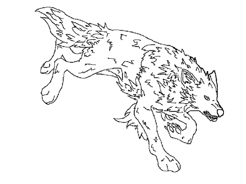 Random wolf art
