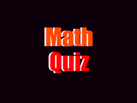 Math quiz