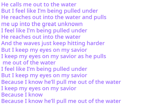 My song I wrote