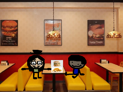 Rombus and Ibabelles decides to go to mdonlds