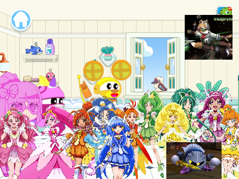 Fox McCloud joins the new bath party