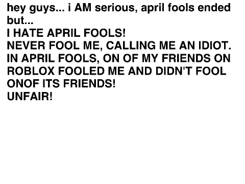 i am just saying.