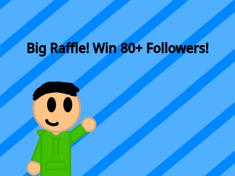 Big Raffle! Win 80+ Followers!
