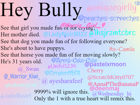 REMIX if you want Bullying to STOP! remix remix