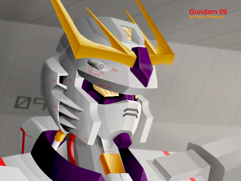Art Contest Entry by Harm: "Gundam 09"
