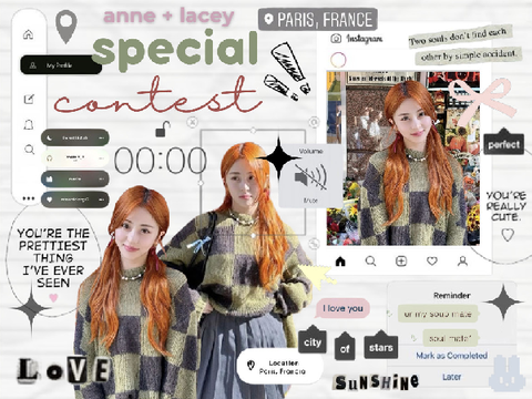 ☆ work in ୧ pairs ౨ contest ❤️ collab w lacey