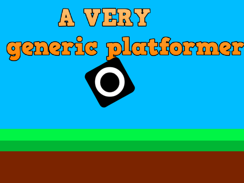 a super generic platformer