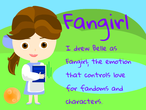 Belle as the Fangirl Emotion