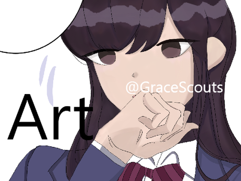 Komi Can't Communicate Art - my marmalade