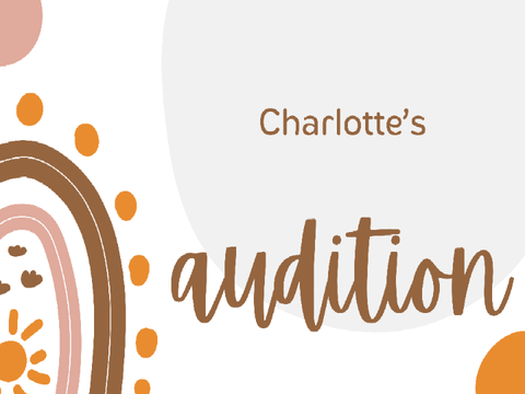 my audition for: Sophie Foster
