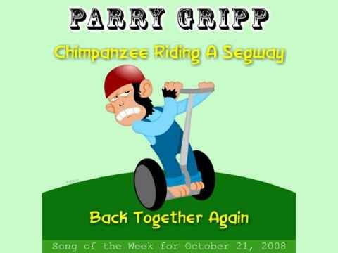 Chimpanzee ridin' on a segway