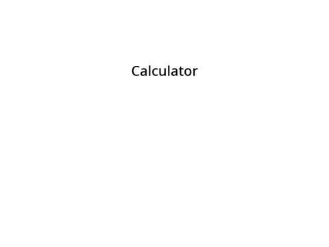 Calculator v 1.5