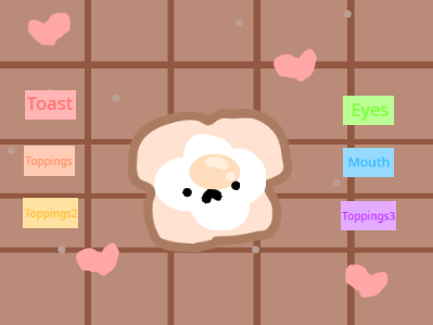 cute toast creator!