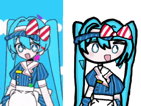 mesmerizer drawing (Miku)